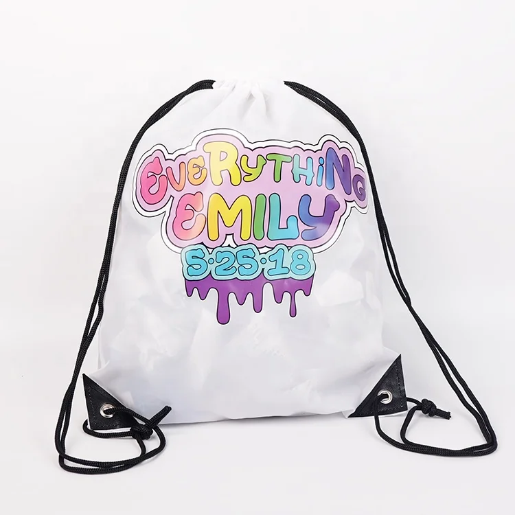 Высококачественные Полиэстеровые Сумки на шнурке сумки для хранения открытом воздухе с индивидуальным логотипом