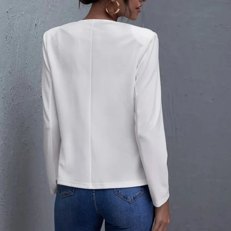  New arrivals Atmosphere Tailored White Slim fit Blazer Formal Casual blazer For Women