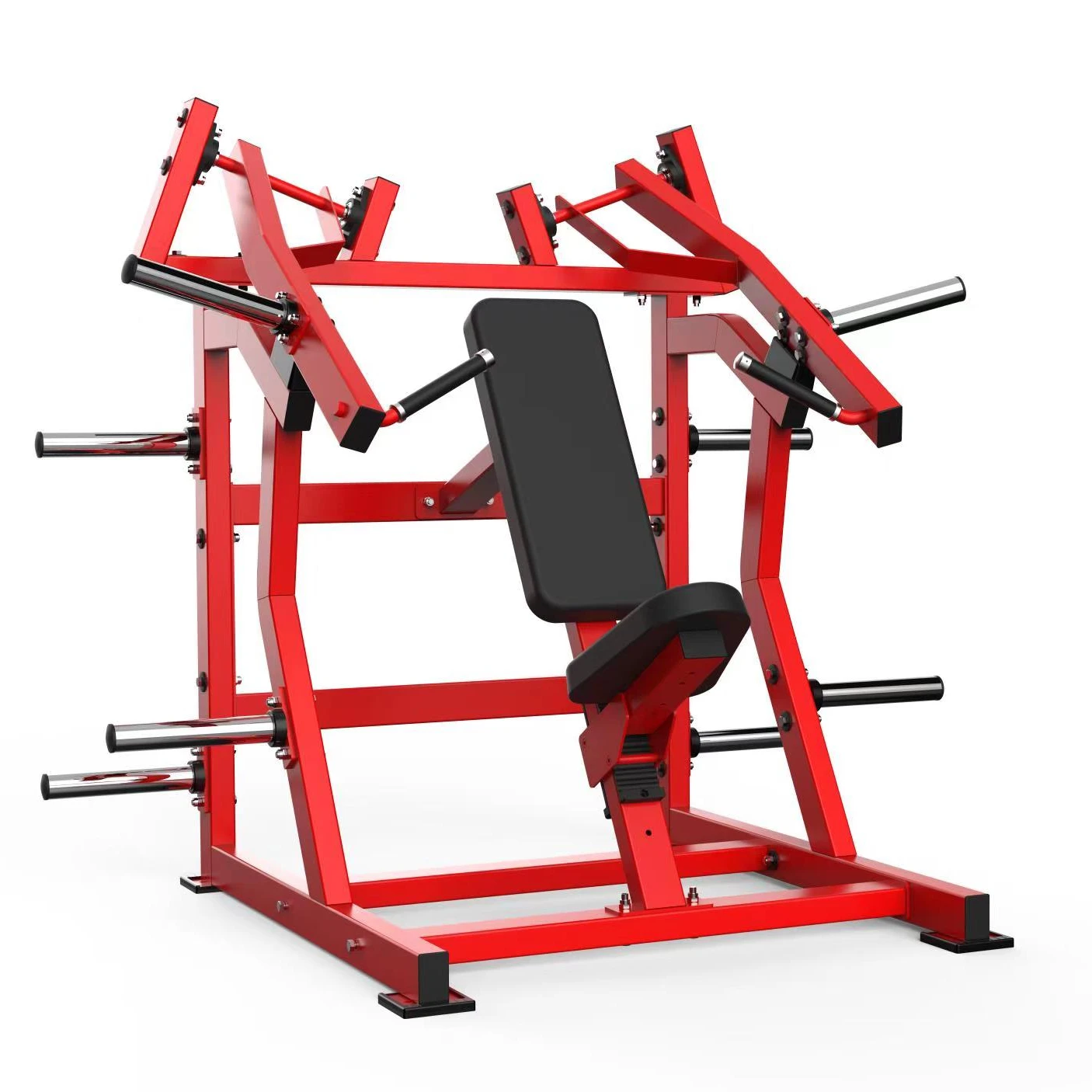 sloping push chest trainer chest press gym machine