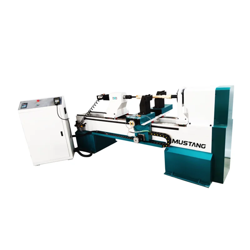 MT1530 Mustang 1530 CNC Wood Turning Lathe for Baseball Bat Wooden Post