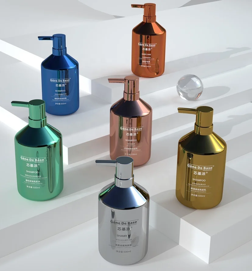 RTS private label Gene De Base hair product men professional salon hair shampoo and conditioner for men