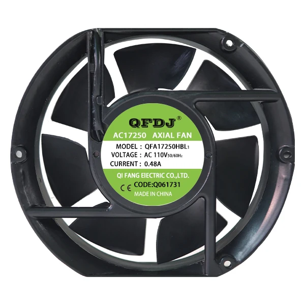 QFA17250 172*172*50 Axial dissipation fan 110V 220V 380V 172mm heat dissipation fan