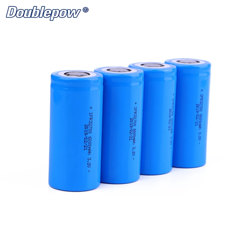 High capacity 6000mAh 3C discharge 3.2V rechargeable battery ifr 32700 lifepo4 battery