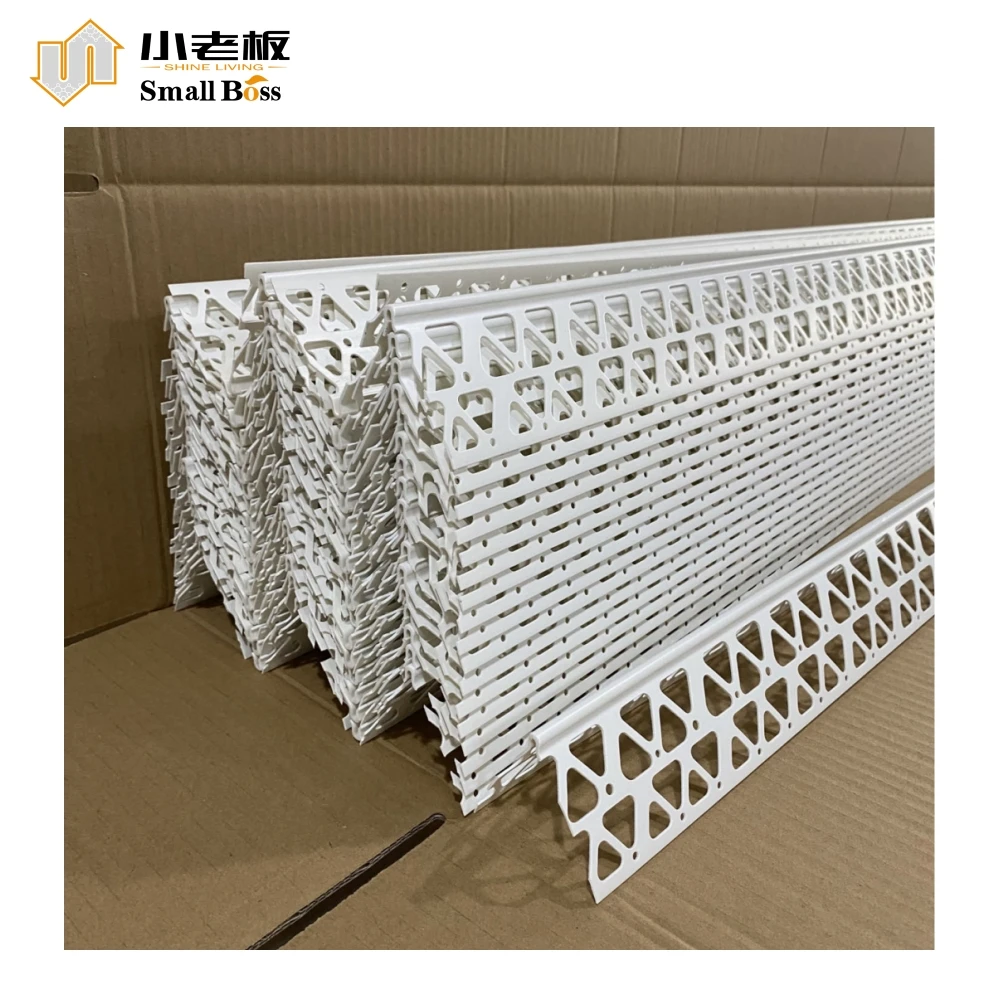 ASTM Standard 2-1/2' x 2-1/2'  Exterior Vinyl Corner Bead PVC Corner Bead for Plaster Stucco