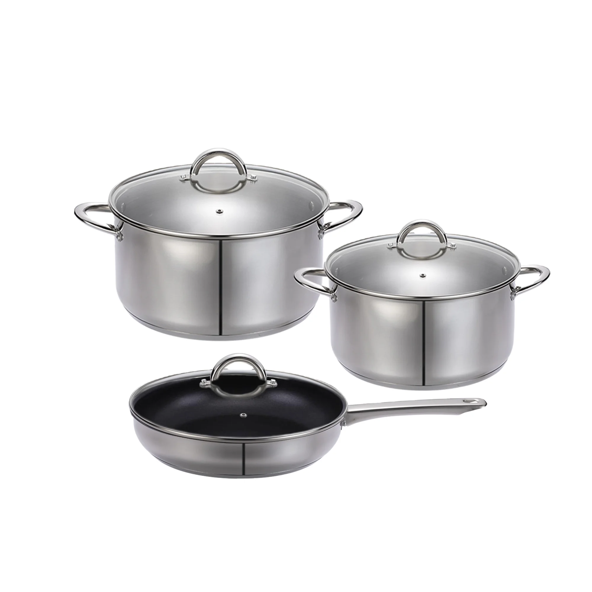 Stylish Kitchen Essentials For Cooking Cookware Set Stainless Steel Cast Iron Cookware Sets for wholesale