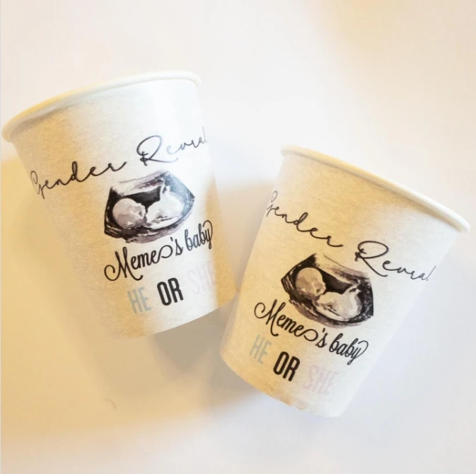 Disposable Paper Cups 8/10/12/16/20 Oz Single double Wall Paper Cup Hot/cold Beverage Cups For Drinking
