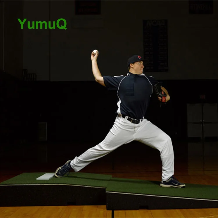 YumuQ PE Grass Waterproof Artificia Baseball Pitching Mound Home Plate for Outdoor/Indoor Training