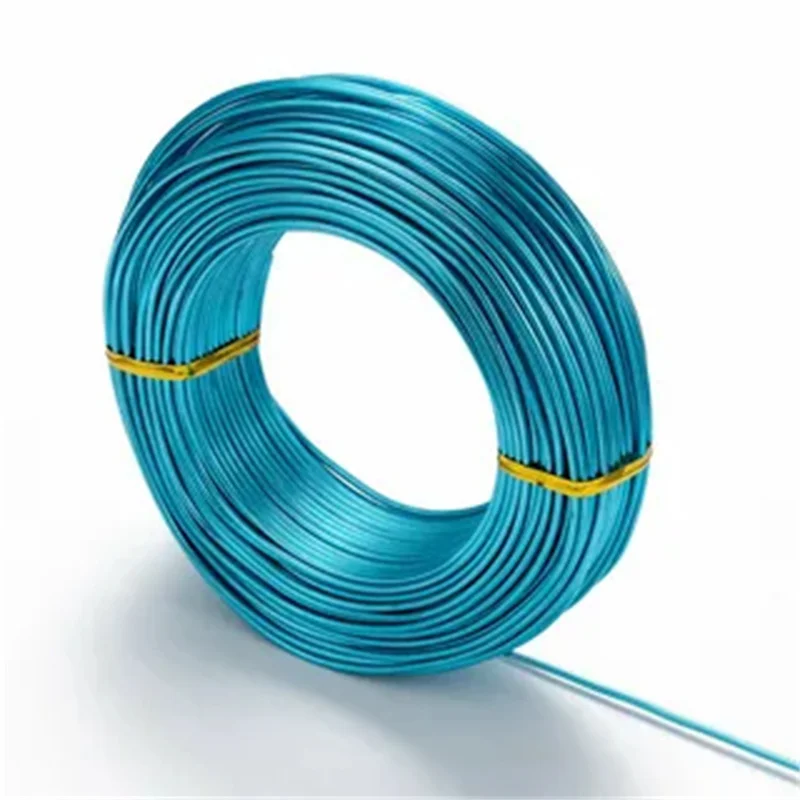 1.0mm 3.0mm Aluminum Wire for Clothes Hangers Colored Aluminum Line for Gardening And Fashion Decoration