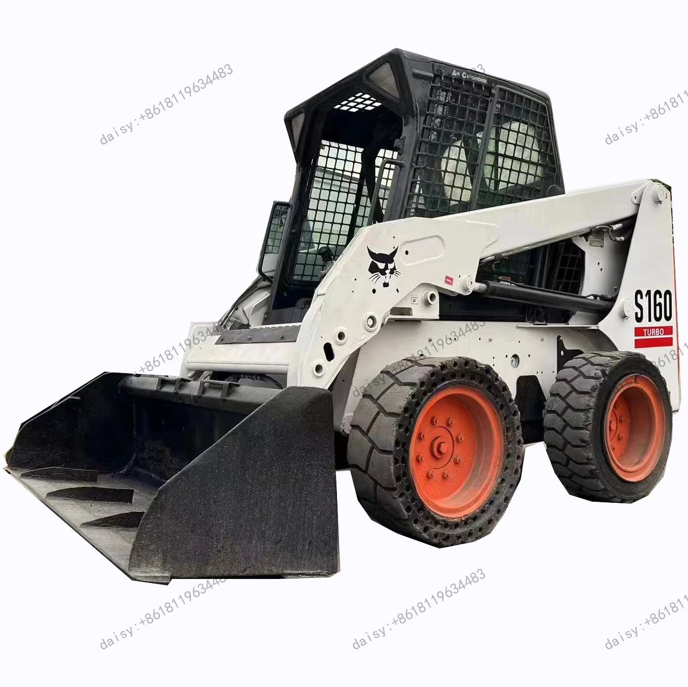used construction machinery  2017 Bobcat S160 Engineering  Wheel Loader Skid Steer Loader