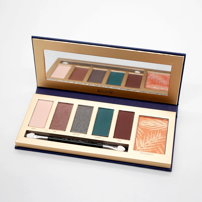 Custom Colors High Pigmented Private Label Matte Glitter Eye Shadow Pressed Press Powder Makeup Eyeshadow Palette