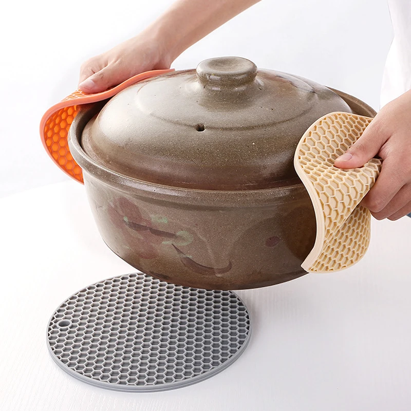 Silicone Mat Anti slip and heat-resistant modern kitchen Insulation pads Silicone Rubber Mat suitable for tables and countertops