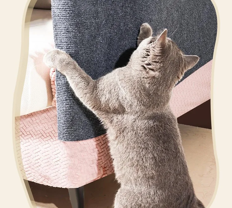 Hot Selling Cat Scratch Furniture Protector Self-Adhesive Carpet Cat Scratch Board Anti Cat Scratching Mat