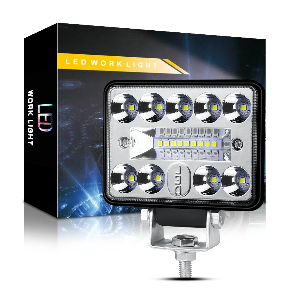 DXZ OEM 12V 24V 3 дюймов LED 54 Вт Рабочий свет адвокатского сословия СИД 3030LED 18SMD для седельный тягач SUV 4x4 Автомобильные светодиодные фары большую площадь освещения