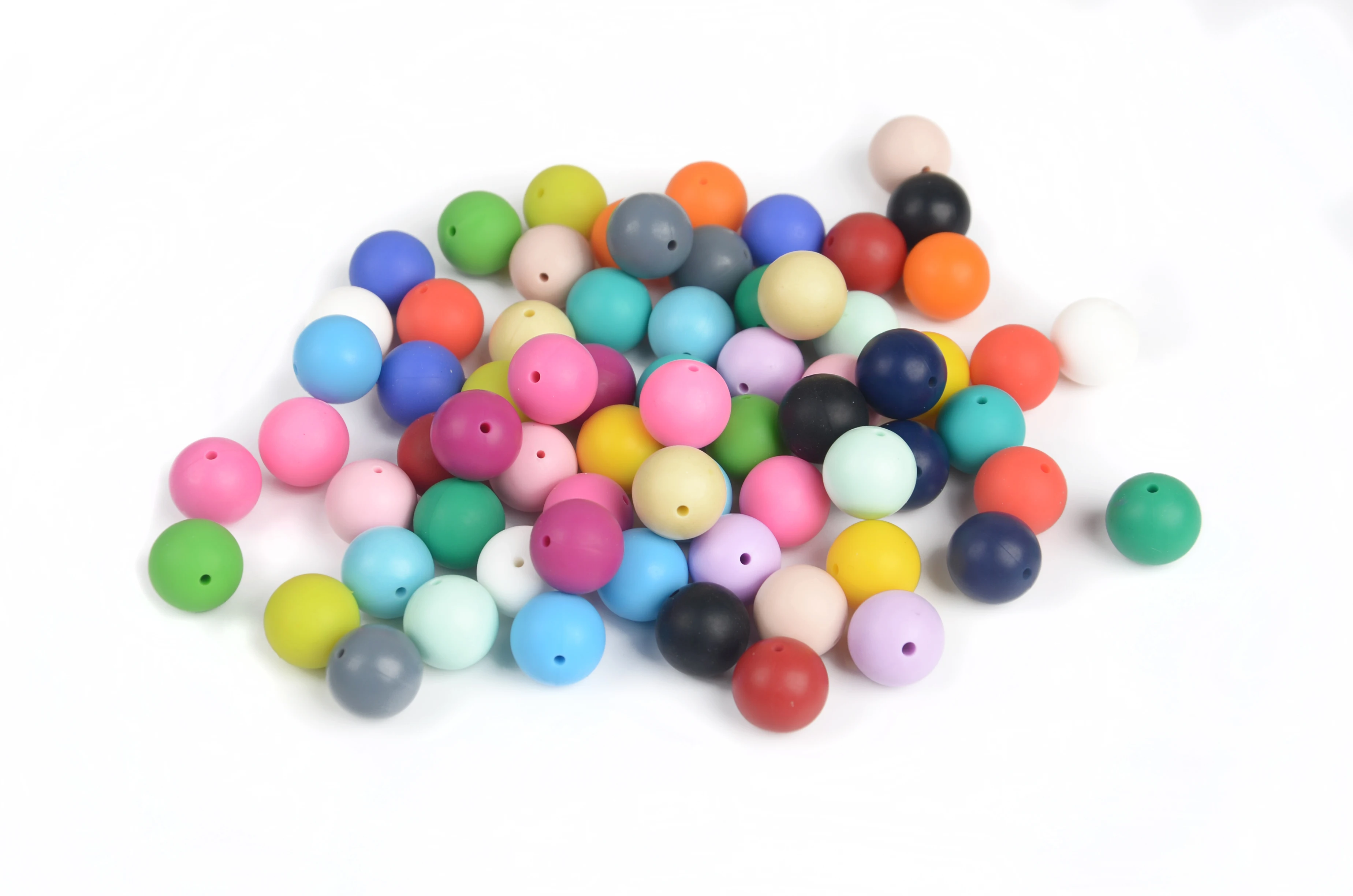 
Wholesale Eco-friendly Baby Silicone Teether Beads 