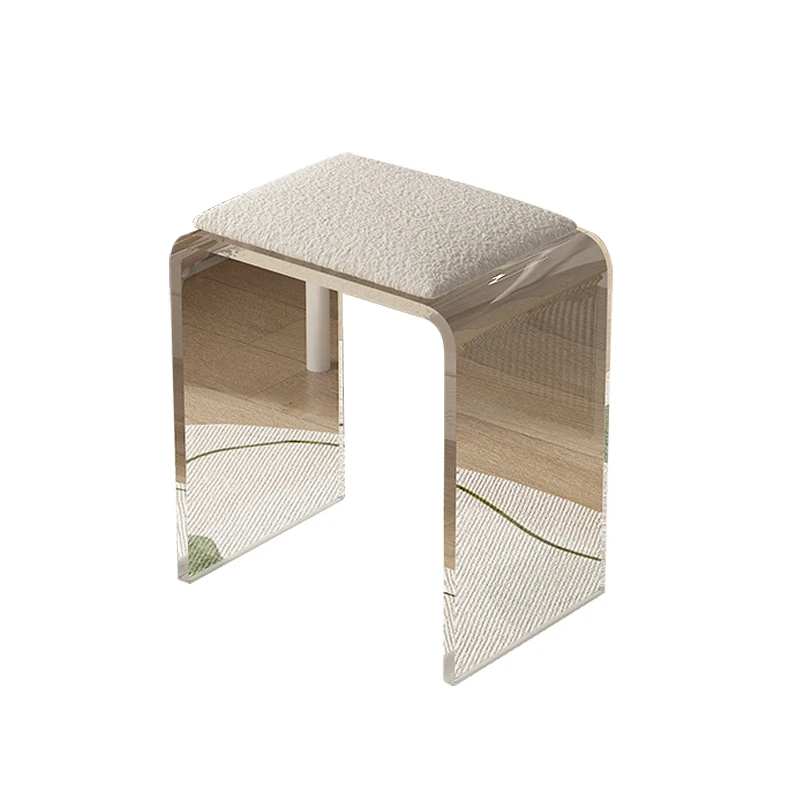 factory directly supply custom clear acrylic furniture acrylic vanity stools