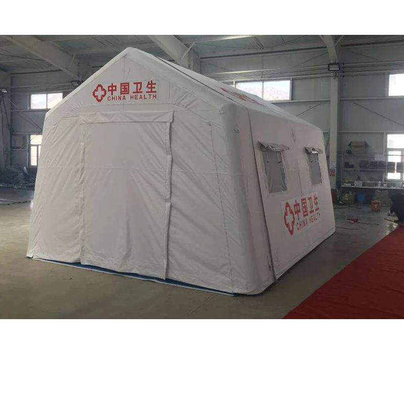 Aosener 20-60 sqm inflatable tent  good quality made in China 2 doors inflatable tent with 4 windows