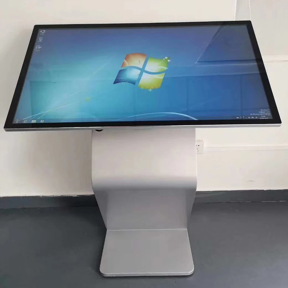 Horizontal advertising machine display query interactive touch machine ruinartportable sunglasses display with led screen