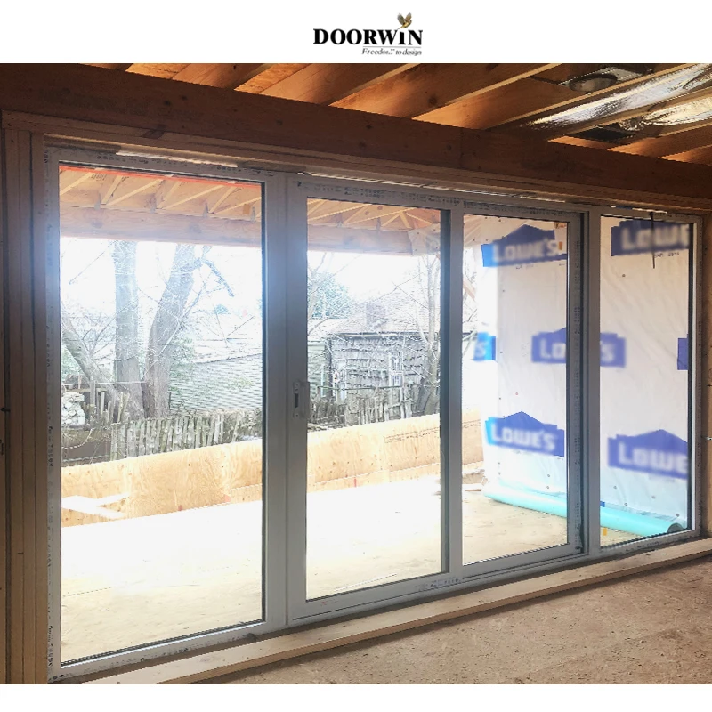 Simulated Divided Grilles Automatic Large Burglar proof Aluminium Glass Lift Sliding Doors Sliding Patio Door&Windows