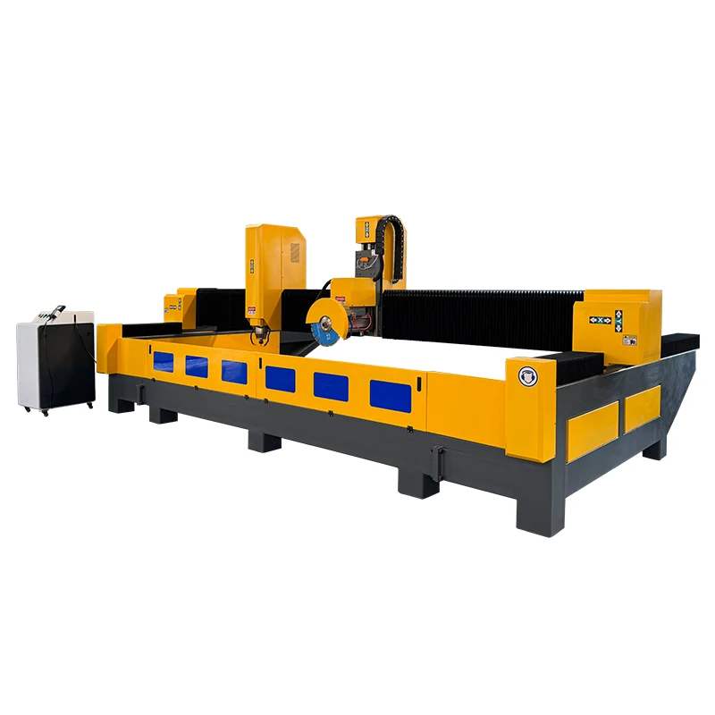 4 Axis 5 Axis Cnc Bridge Saw Stone Tile Cutter Saw Blade Cutting Machine For Marble Granite Quartz Kitchen Countertop