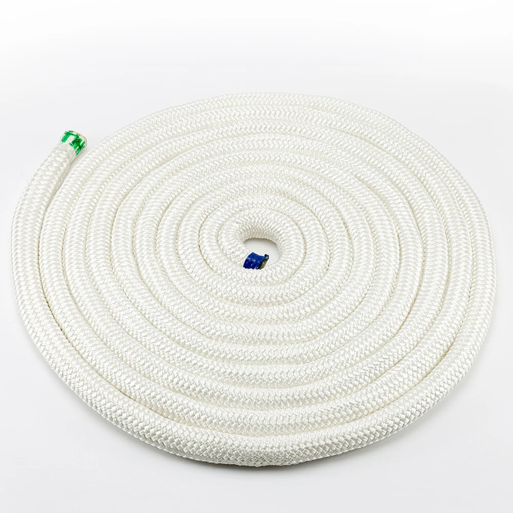 colorful12 14 16 18 mm*180 200 220 m double braided pet polyester marine rope for ship accessory yacht halyard fishing trawling