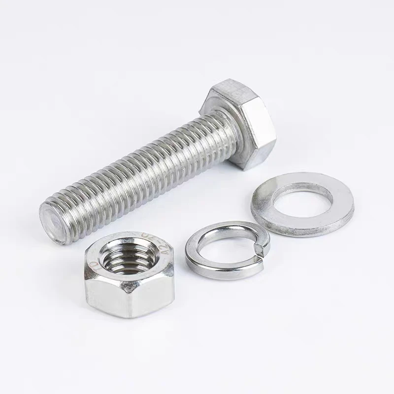 304 ANSI/ASME B18.2.1 Hexagon head bolts 1/4-20*3/8