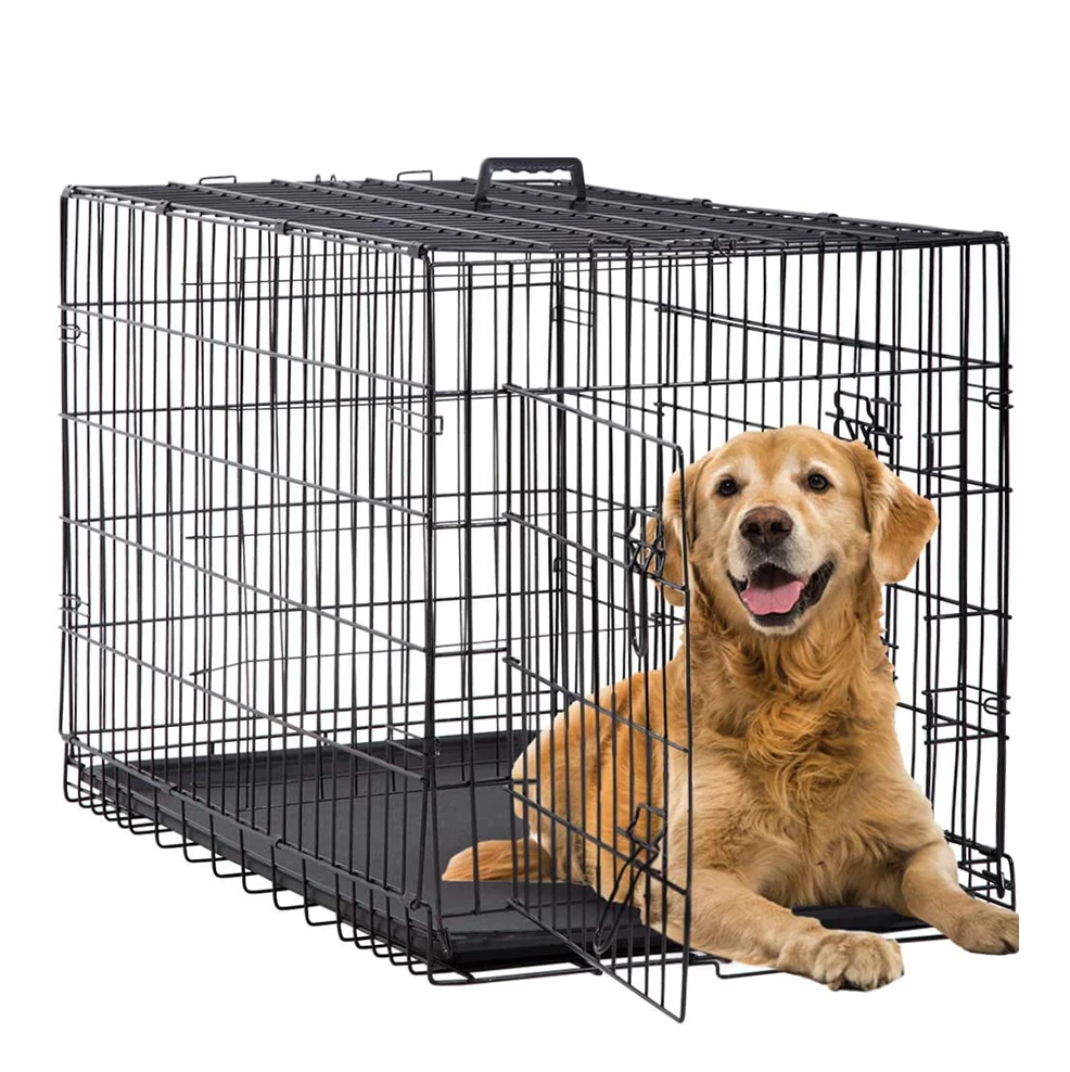 High Quality 42inch Dog Cage XXL Large Metal Wire Pet Dog Cages Metal Kennels Pet Cages