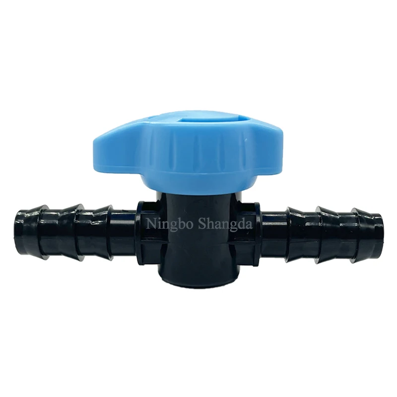 Factory Price 16/20/25MM LDPE Barbed Pipe Mini Valves For Drip Irrigation System