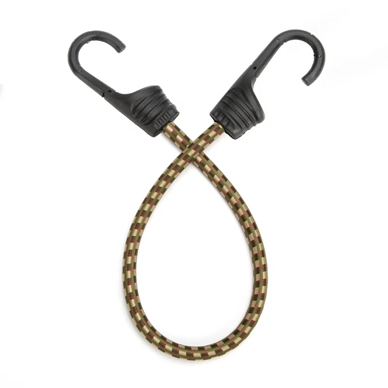 Heavy Duty Luggage Strap Round Elastic Shock Cord Bungee Cord with Hook