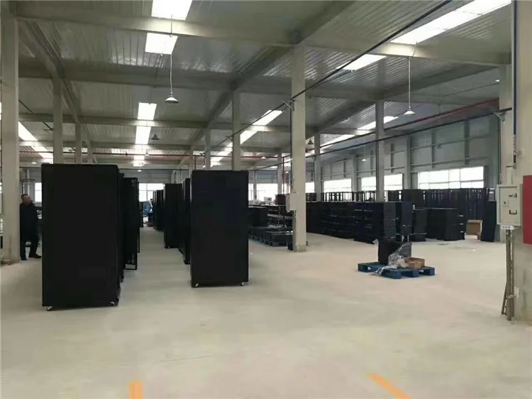 42U 19' SPCC/Cold Rolled Steel Server Rack Cabinet with Glass Door Standard Network Cabinet for Telecommunication