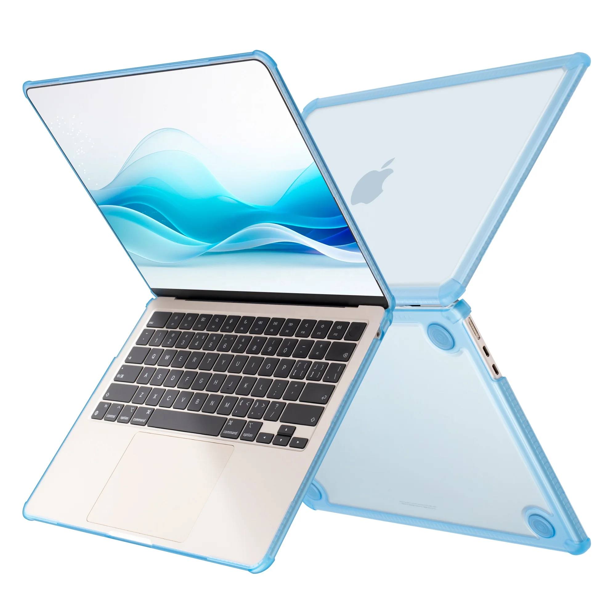 Прозрачный защитный чехол для ноутбука Macbook Air M2 13 6 дюймов