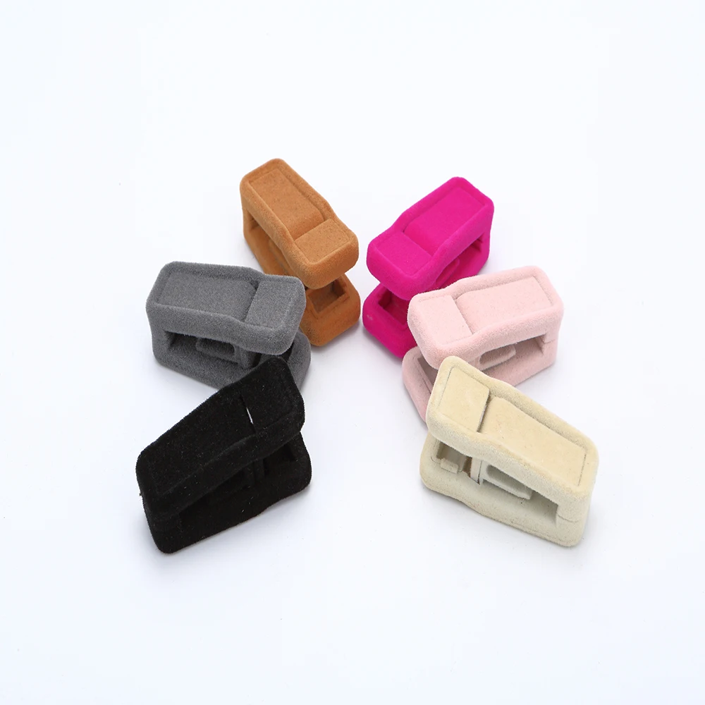 Velvet Hangers Clips Hanger for Cloth Adjustable Flocked Finger Clips for Skirt Trouser Pant Clothes Hangers