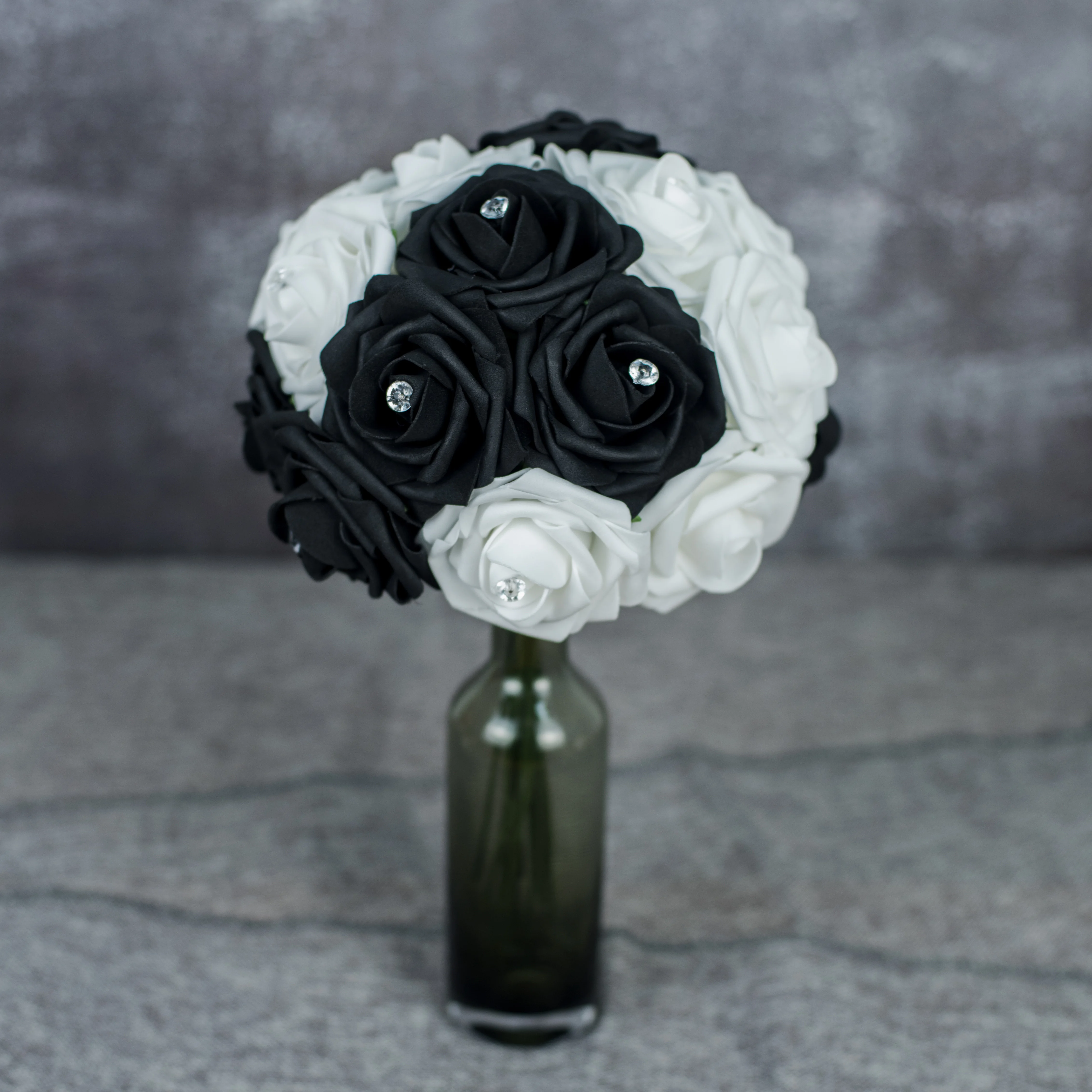 top seller roses artificial flowers white soap roses wedding flowers artificial black foam flower for centerpiece