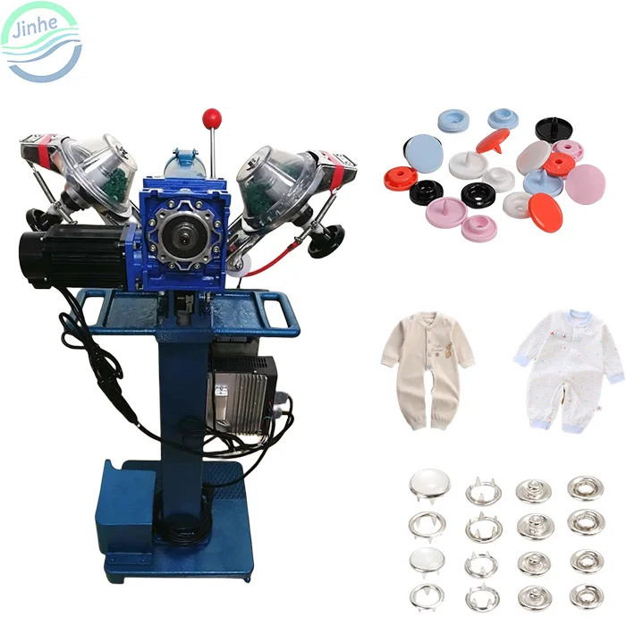 Automatic Garment Brass Metal Button Fastener Machine Wind Coat Plastic Snap Fastening