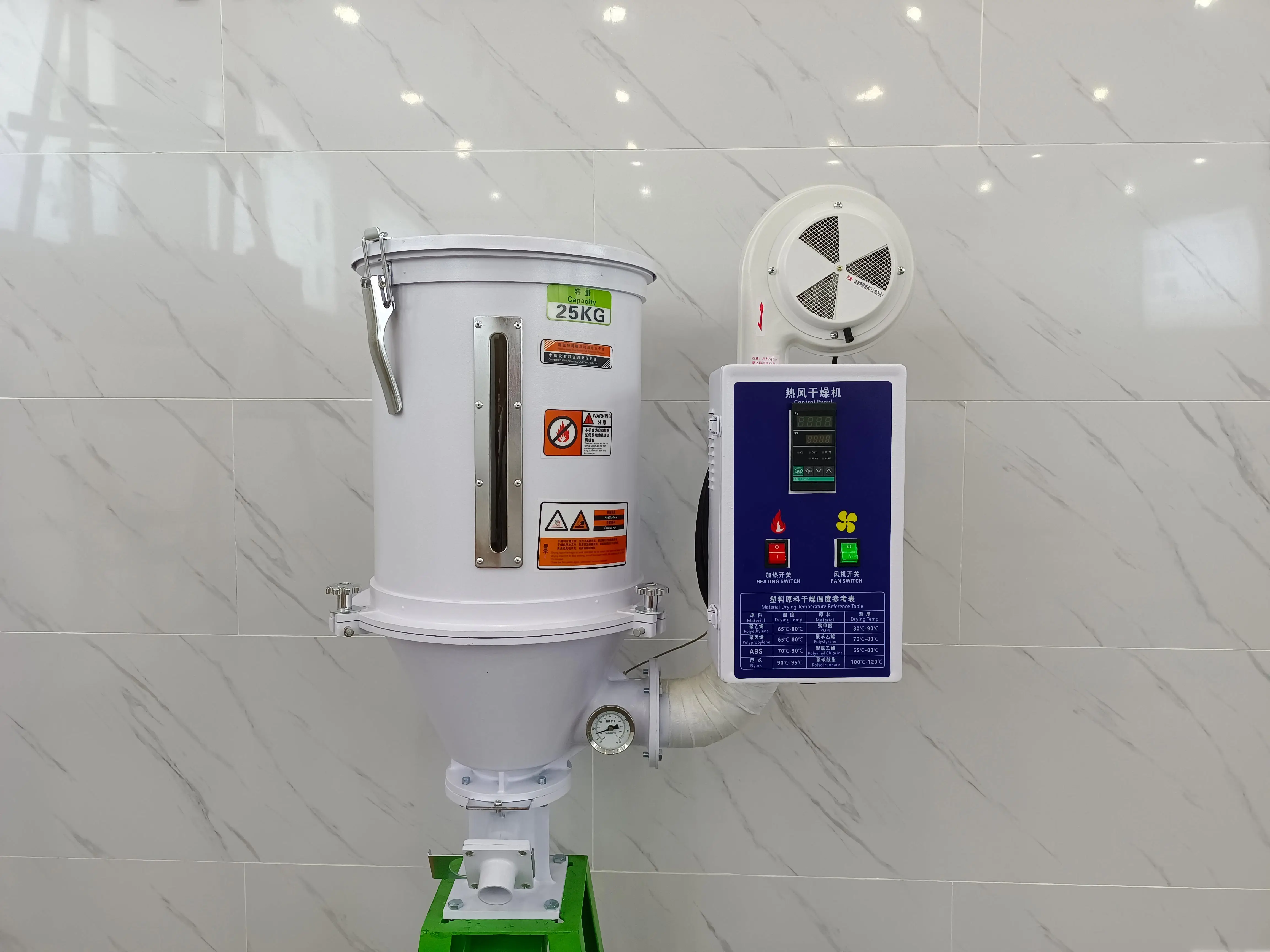 400kg automatic plastic resin material feeding hopper vacuum suction feeder auto loader for injection blowing molding machine