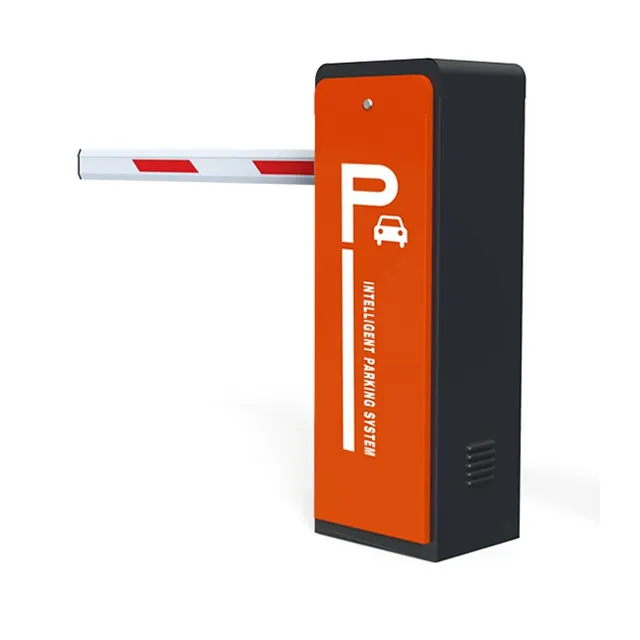 Automatic rfid electronic security LED boom parking aluminum arm barrier gate for drive road cheap price with remote control