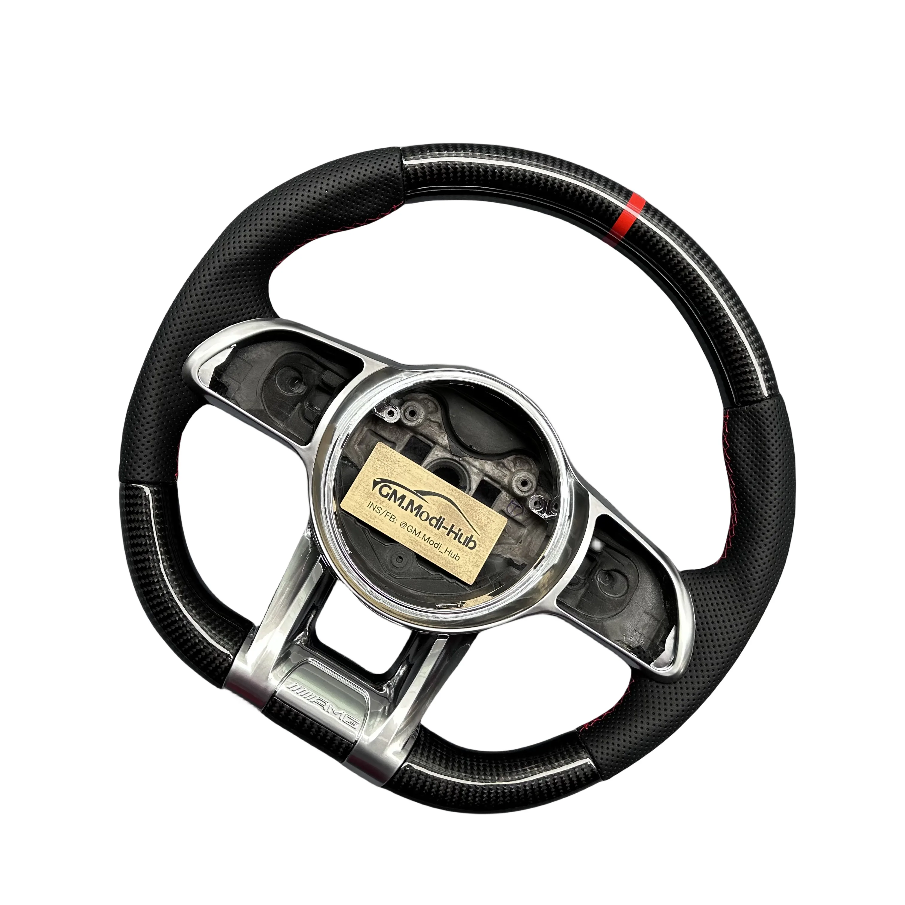 GM.Modi-Hub Factory Direct Carbon Fiber Steering Wheel For Mercedes-Benz W205 C63 G63 AMG GT