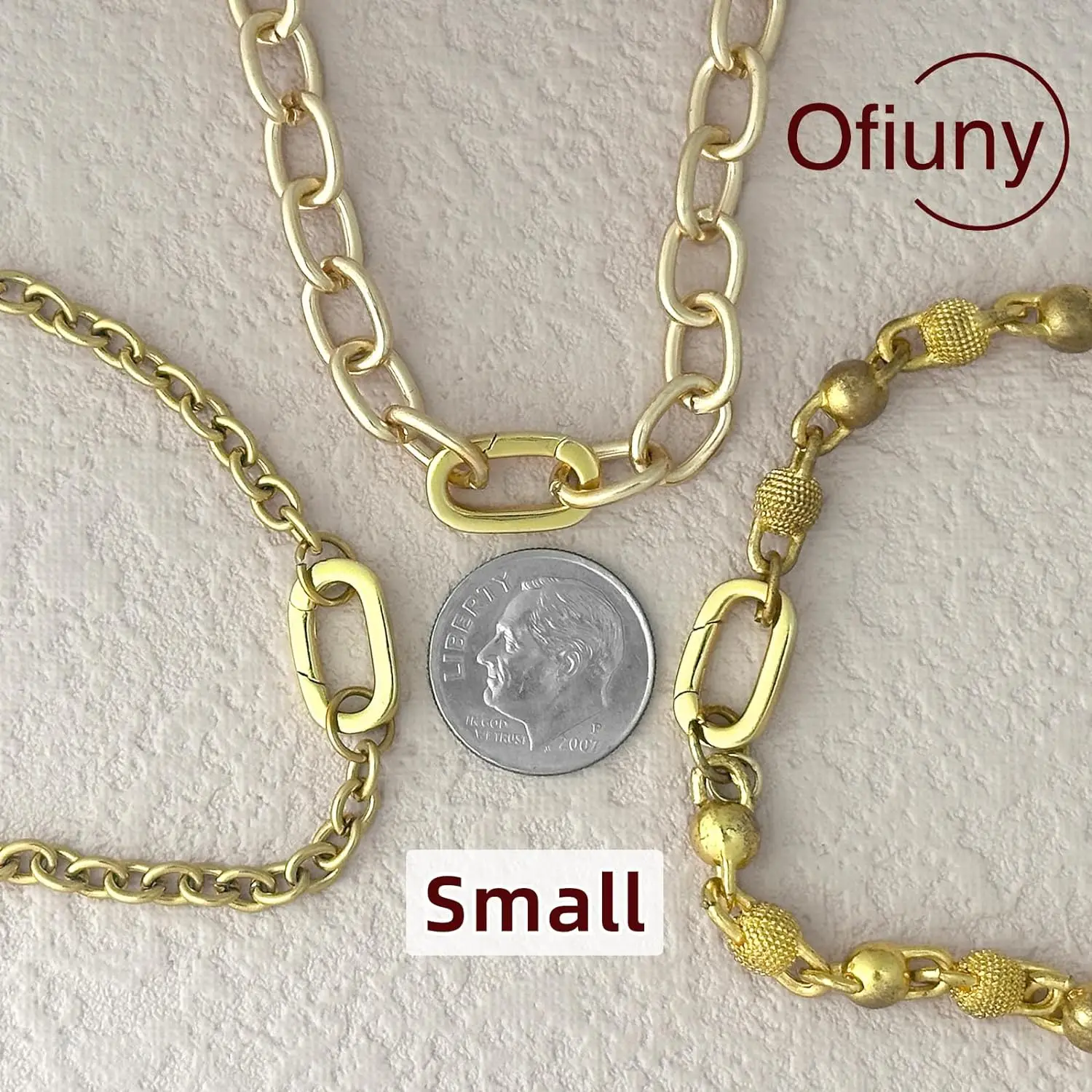 18K Gold Filled Oval Clasp Carabiner Necklace Clasps and Closures Spring Ring Clasp Pearl Necklace Enhancer Connector,TLX0155