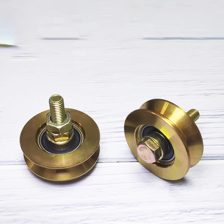 Sliding door roller with Y, U , V groove and bracket for sliding gate  bearing  wheel