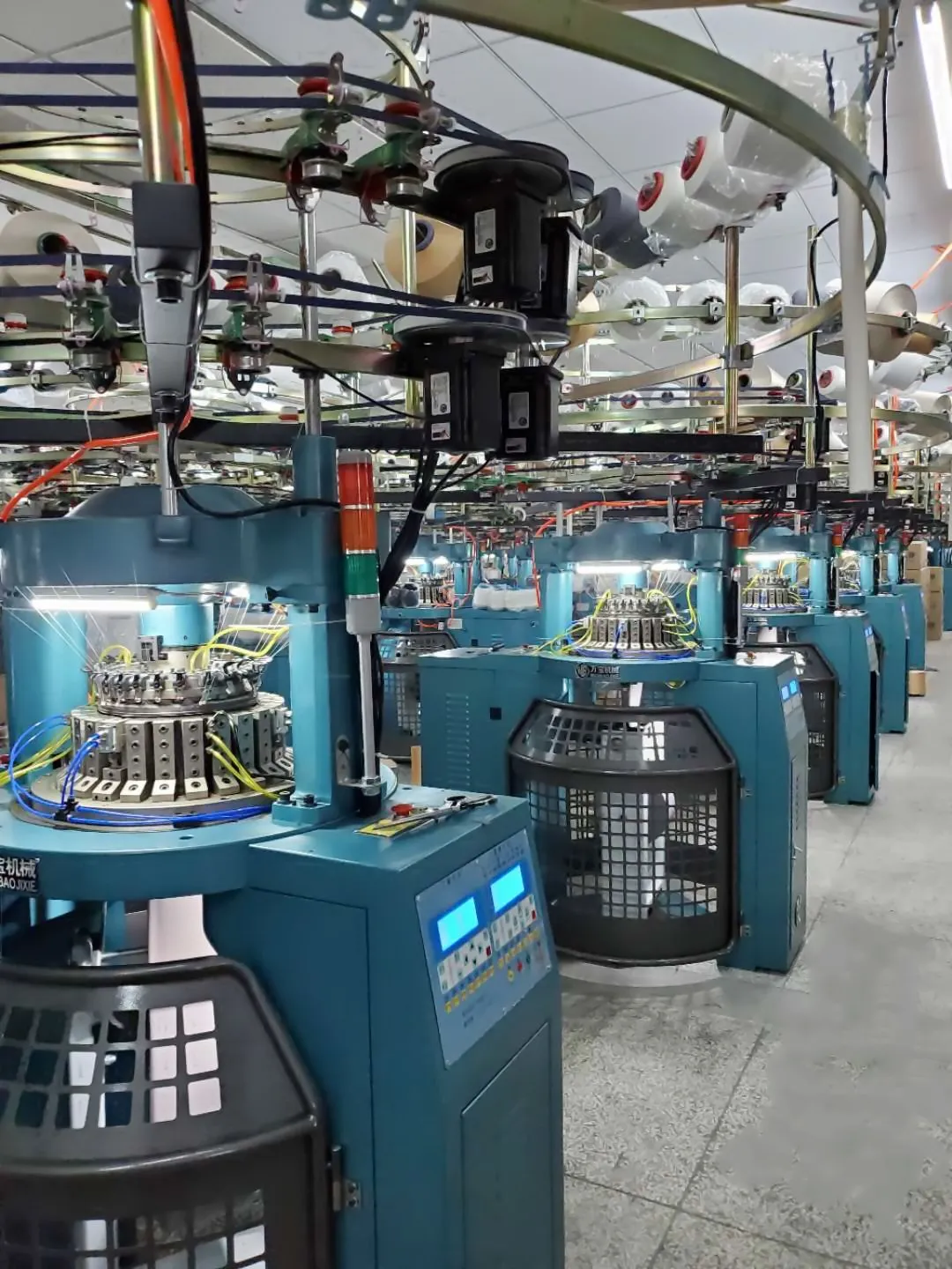 WANBAO Donuble Knit Interlock Rib Circular Knitting Machine