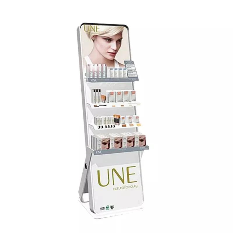 Commercial Merchandising Beauty Salon Cases Make up Stand Gondola Showcase Decoration Cosmetic Shop Display