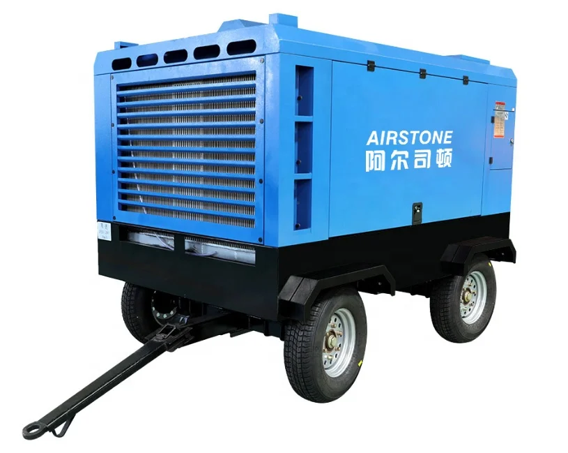 Airstone высокое качество 350cfm 10m 3/мин портативный компрессор дизельный генератор для
