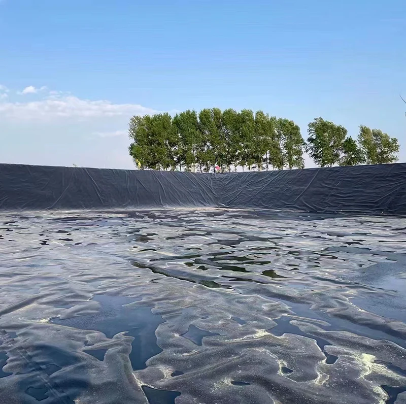 Китайская геомембрана из полиэтилена HDPE для паровых барьеров отвода дождевой воды карьеров свалок в Австралии/Мексике/Колумбии