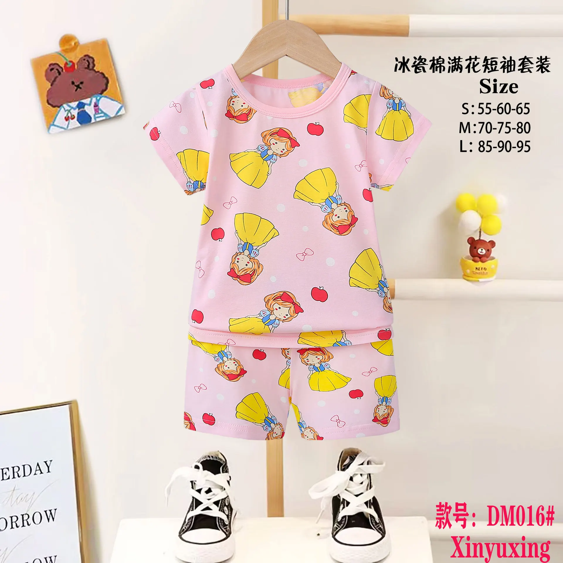 Pajamas 3-8 Years Old Children Pajamas Boys And Girls Kids Pyjamas 100% Cotton Baby Pajamas Set Wholesale