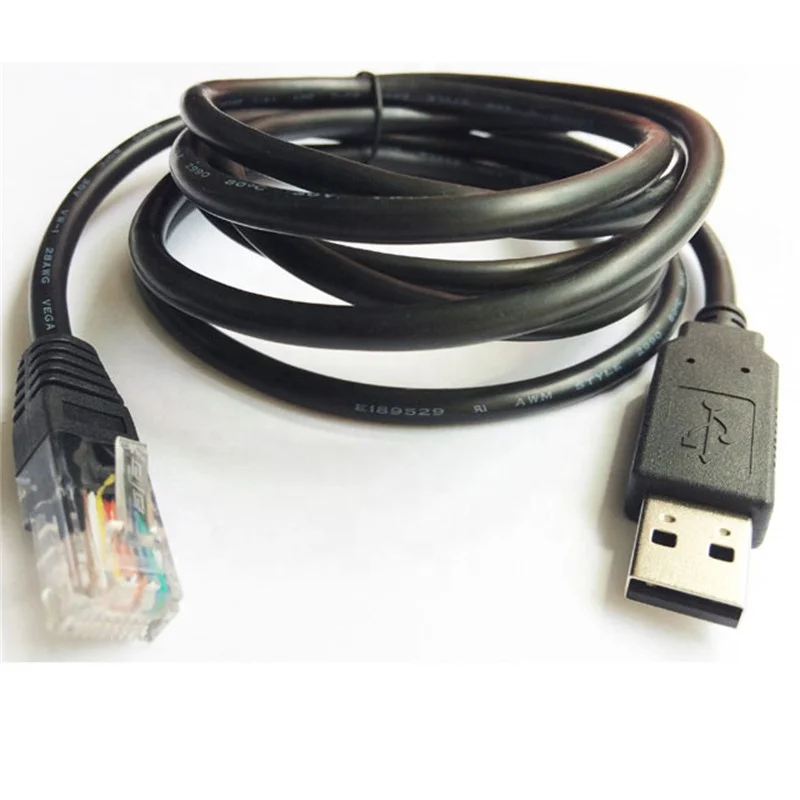 USB laptop to a RJ45 serial port cable converter