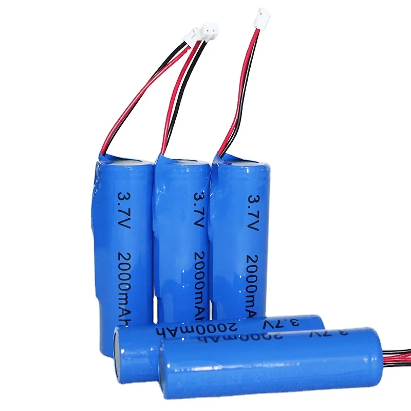 Rechargeable Lithium Ion 1S1P 3.7V 18650 2200mah Battery High Power Density 12 Months 50G with PCB and Connector Wires CN;GUA