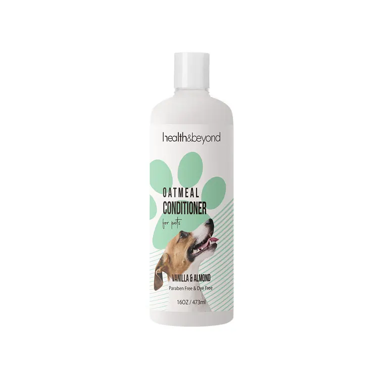Private label organic Pet Natural Oatmeal Shampoo for dogs and Cats Soap Free With Oils And