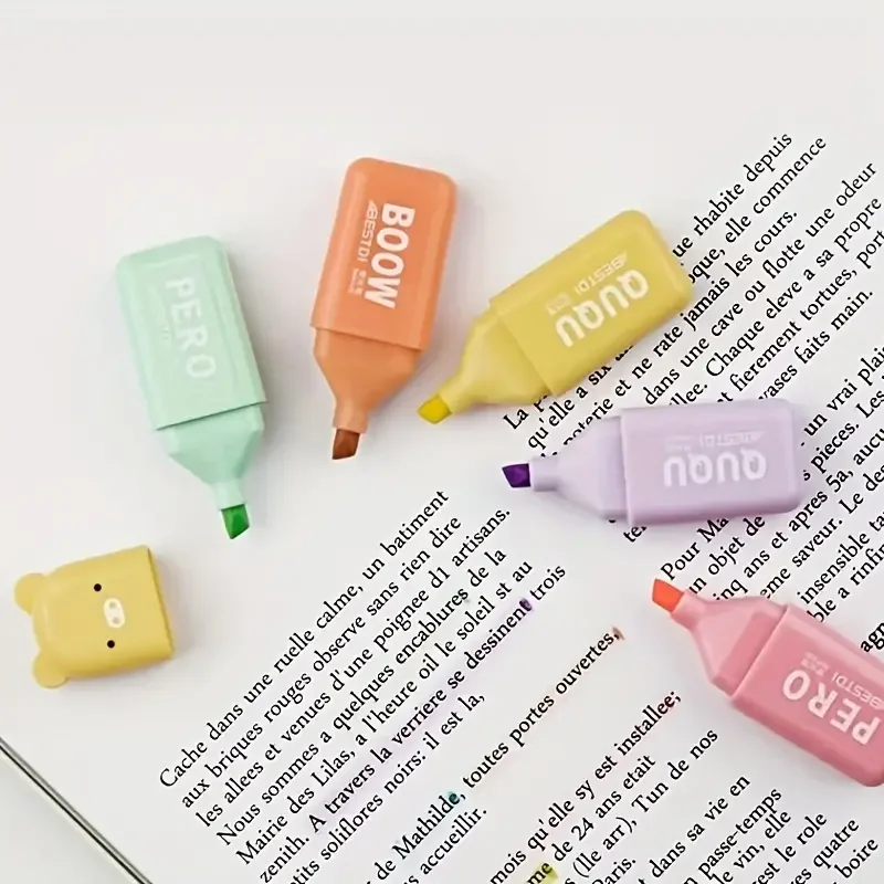 Подарочная коробка для защиты глаз Студенческая книга маркер ключей ручка рисования цветной мини-медведь