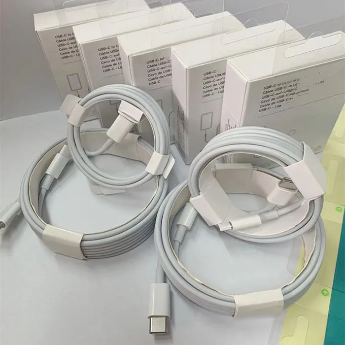 Оригинальный телефонный провод PD 20 Вт 1 м 2 3 C94 кабель USB C зарядное устройство для быстрой зарядки типа шнур iPhone 14 Pro Max 13 12 11 X