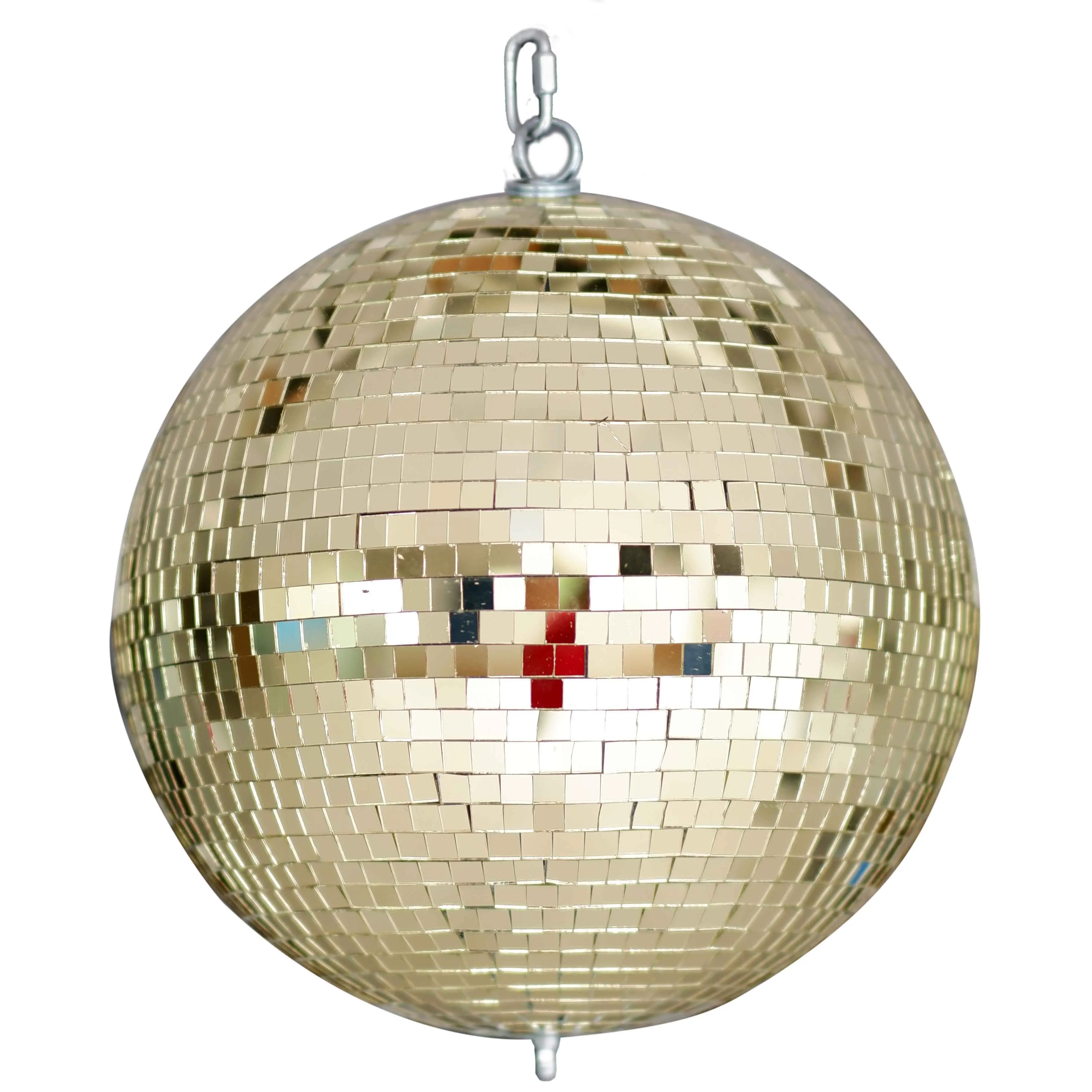 Professional Mirror Disco Ball Night Club 8 To 72 Inch Stage Lights Gold Round Mirror Ball