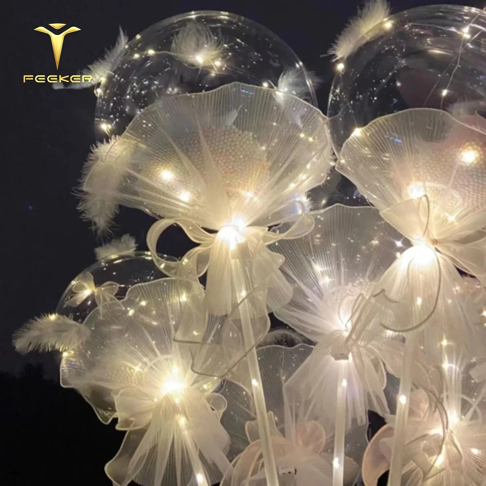 Korean Balloon Fabric Support: Bow Star Balloons